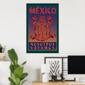 Poster VOYAGE-Mexique (Bureau à domicile)