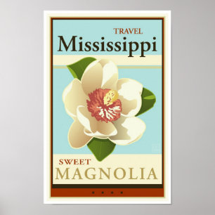 Poster Voyage Mississippi