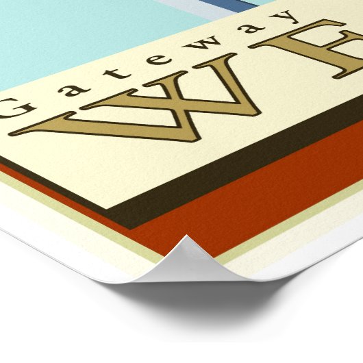 Poster Voyage Missouri (Coin)