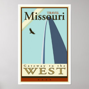 Poster Voyage Missouri