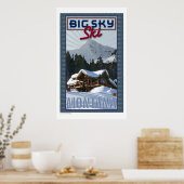 Poster VOYAGE-Montana-Big Sky (Cuisine)