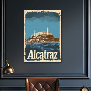 Poster Voyage Nostalgique à Alcatraz