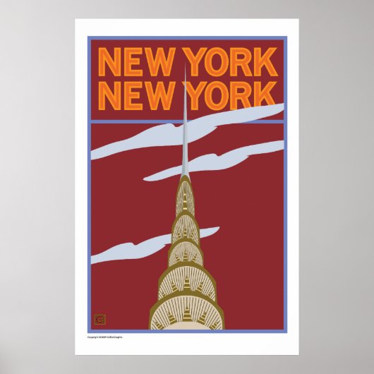 POSTER VOYAGE-NY, NY (Devant)