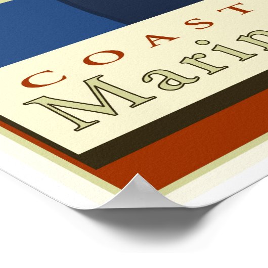 Poster Voyage Oregon (Coin)