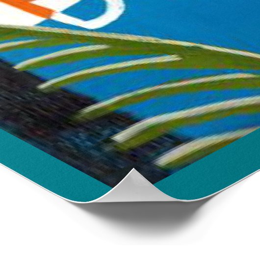 Poster Voyage POSTER, Barcelone, Espagne (Coin)