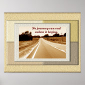 Poster Voyage - pour commencer (Devant)