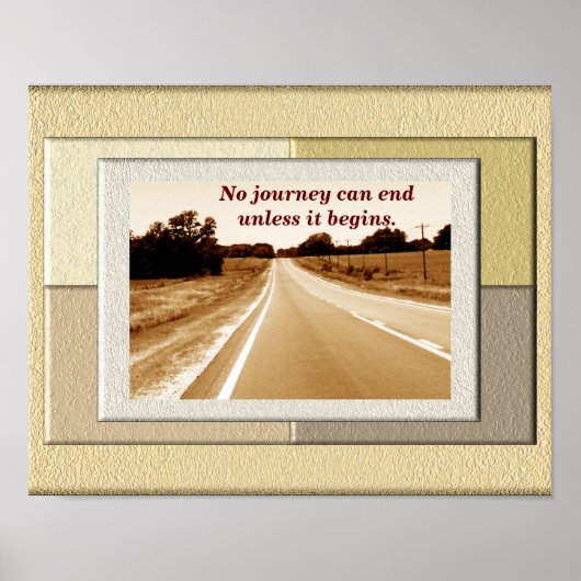 Poster Voyage - pour commencer (Devant)