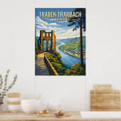 Poster Voyage Rétro Traben-Trarbach (Cuisine)