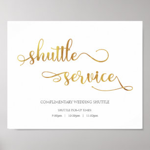 Poster Voyage service or Mariage blanc signe