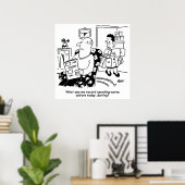 Poster Voyage shopping. Enregistrez les dépenses. Dépasse (Bureau à domicile)