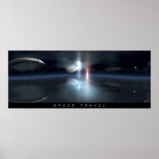 POSTER VOYAGE SPATIAL (Devant)