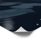 Poster Voyage spatial Astronaut (Coin)