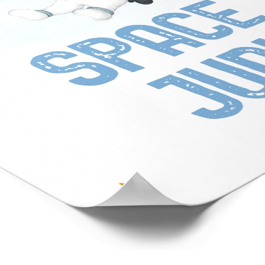 Poster Voyage spatial Astronaut Space Anniversaire Snack (Coin)