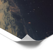 Poster Voyage spatial - Rétro-futurisme (Coin)
