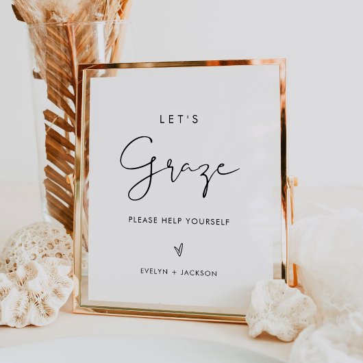 Poster VOYAGE STELLA : Graze Late Night Snacks Mariage