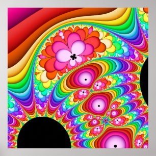 Poster Voyage Super fractal