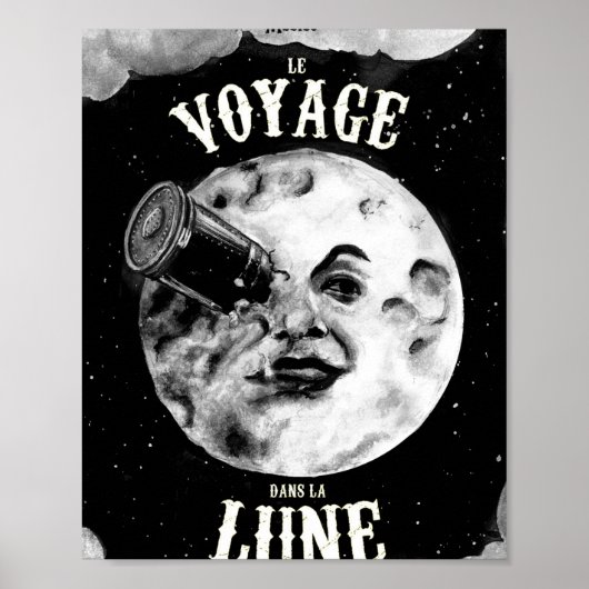 Poster Voyage sur la Lune (Le Voyage dans la Lune)