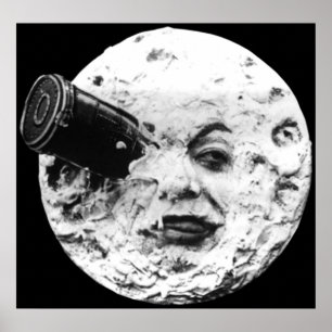 Poster Voyage sur la Lune Le Voyage dans la Lune - face