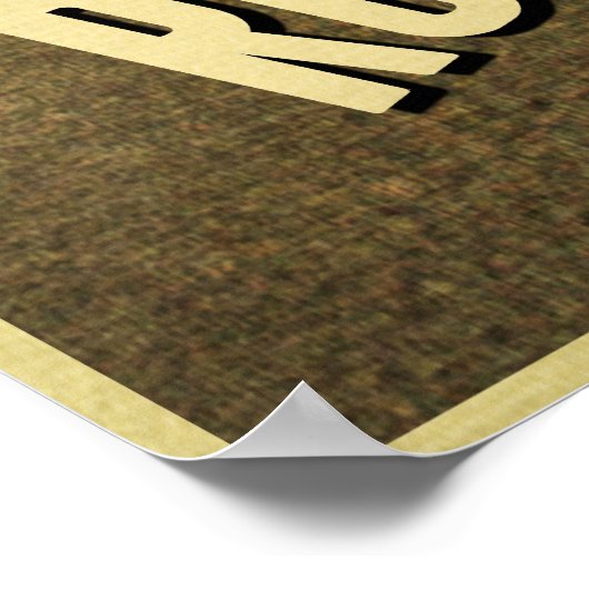 Poster Voyage sur route (Coin)