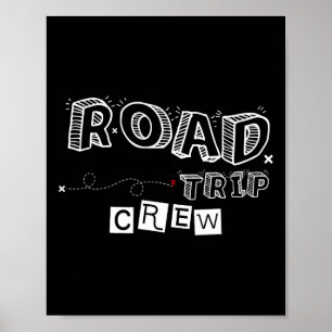 Poster Voyage sur route 2025 Réunion familiale vacances d