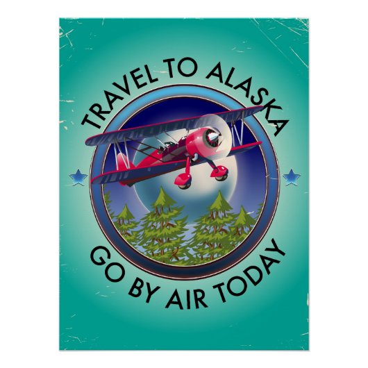 Poster Voyage vers l'Alaska (Devant)