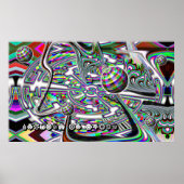 Poster Voyage vers l'espace (vaisseau spatial alien) (Devant)