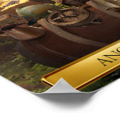 Poster Voyage vers l'Imaginaire - Ballon à air cha (Coin)