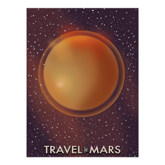 Poster Voyage vers Mars (Devant)