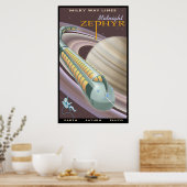 Poster Voyage vers Saturne (Cuisine)