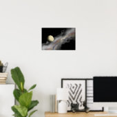 Poster Voyage vers une planète inconnue. (Bureau à domicile)