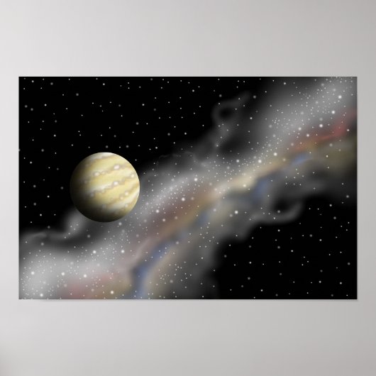 Poster Voyage vers une planète inconnue. (Devant)