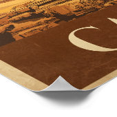 Poster Voyage vintage au Caire (Coin)