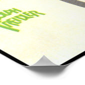 Poster Voyage vintage aux Bermudes (Coin)