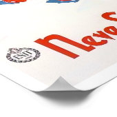 Poster Voyage vintage Cortina Italie (Coin)