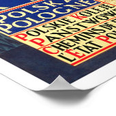 Poster Voyage vintage, Cracovie (Coin)