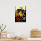 Poster Voyage vintage, Croisière Pacifique canadienne (Cuisine)