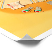 Poster Voyage vintage en Australie (Coin)