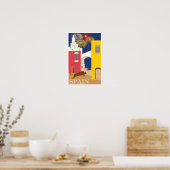 Poster Voyage vintage en Espagne (Cuisine)