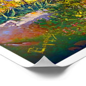 Poster Voyage vintage Nice France (Coin)