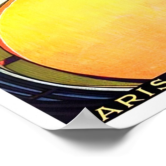 Poster Voyage vintage Nîmes France (Coin)