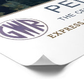 Poster Voyage vintage, Penzance, Cornouailles (Coin)