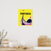 Poster Voyage vintage Portugal (Cuisine)