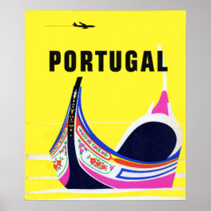 Poster Voyage vintage Portugal