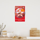 Poster Voyage Vintage, White Star Line (Cuisine)