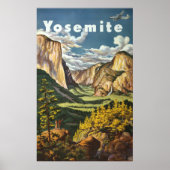 Poster Voyage Yosemite (Devant)