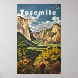 Poster Voyage Yosemite