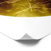 Poster Voyager 1 + 2 Sons de la Terre Record Gold Couvert (Coin)