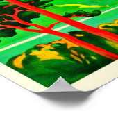 Poster Voyager au Japon Vintage (Coin)