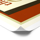 Poster Voyager dans le Dakota du Nord (Coin)