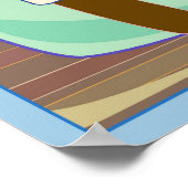 Poster voyager dans le monde (Coin)